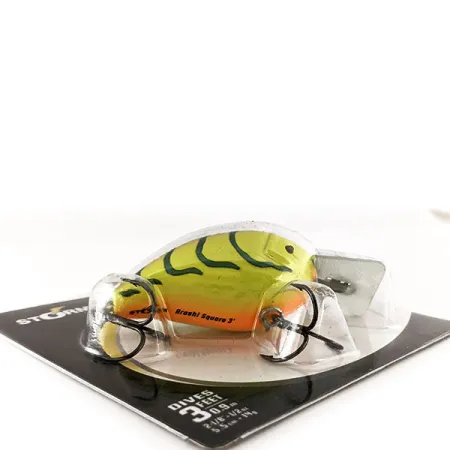 Storm Arashi Silent Square 3 Wobler, Mossy Chartreuse Craw, 14g, #11665