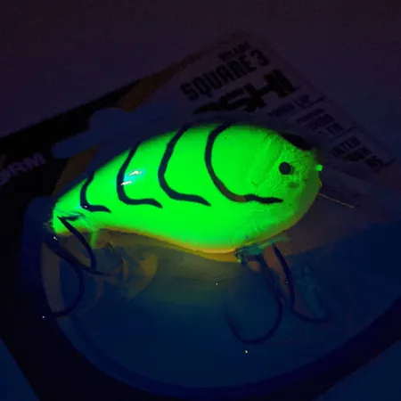 Storm Arashi Silent Square 3 Wobler, Mossy Chartreuse Craw, 14g, #11665