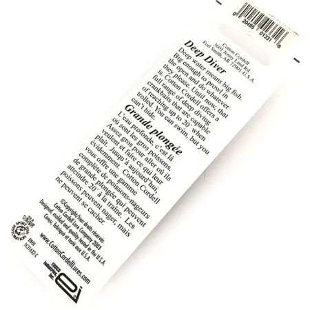 Cotton Cordell Wally Diver Wobler, Tiger, 7g, Chrastítko, #11418