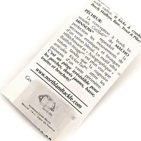 Northland Macho Minnow Jig, Modrá/Glow, 11g, KickerTail, #11469