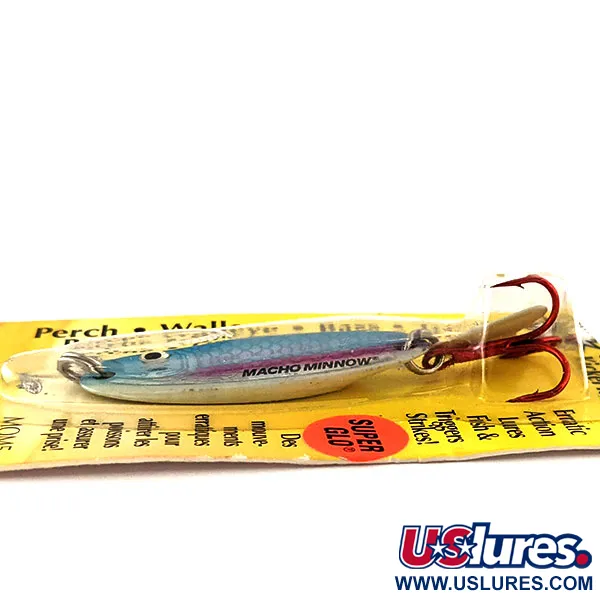 Northland Macho Minnow Jig, Modrá/Glow, 11g, KickerTail, #11469