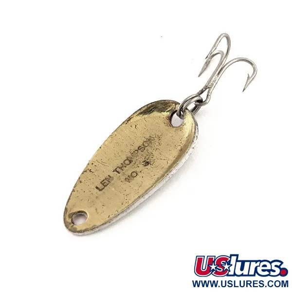 Len Thompson #6 Plandavka, Červená/Bílá/Mosaz, 3,5g, Vintage, #11497