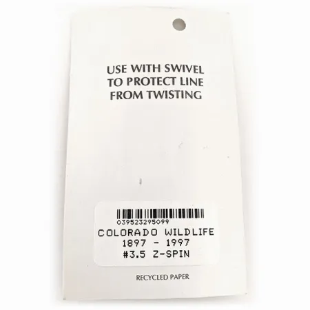 Wittmann Lures Z-Spin Anniversary Rotačka, Stříbrná/Modrá/Zlatá, 5g, #11525