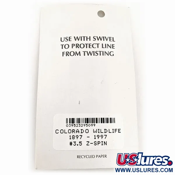 Wittmann Lures Z-Spin Anniversary Rotačka, Stříbrná/Modrá/Zlatá, 5g, #11525