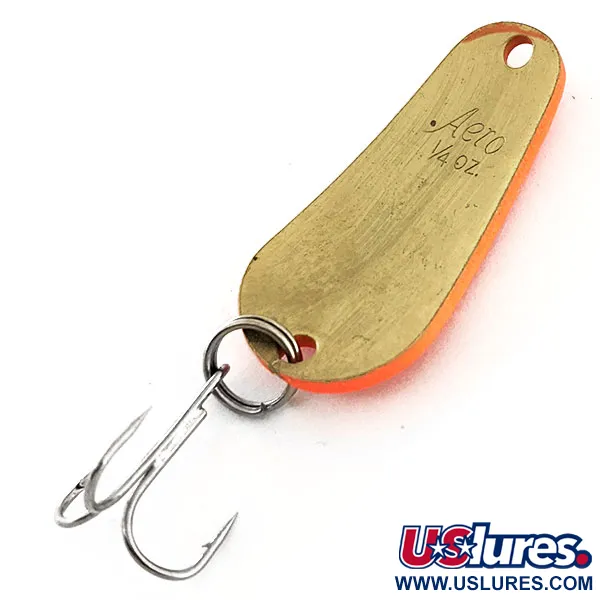 Aeroplane Spinner Aero UV Plandavka, Fluorescenční Oranžová / Zlatá, 7g, UV, #11619