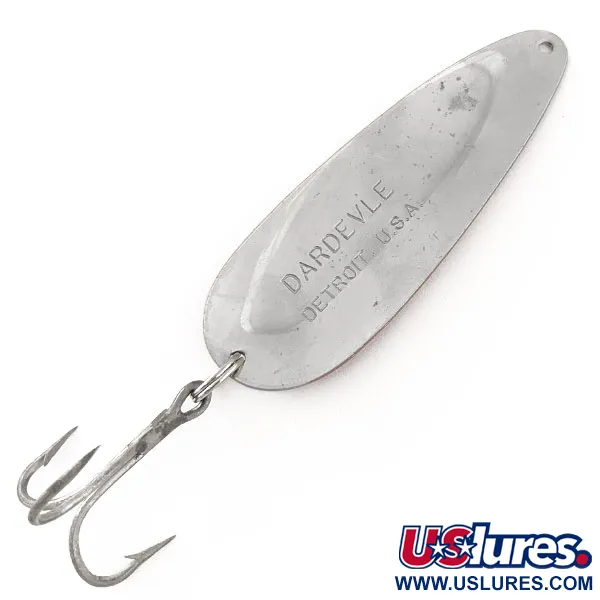 Dardevle Plandavka, Červená/Bílá/Nikl, 28g, Klasický design, #11582