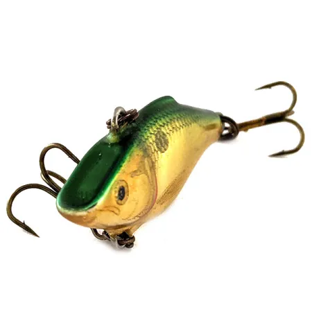 Rapala Rattl'n RAP 05 Lipless Crankbait, Zlatá/Zelená, 6g, #11602