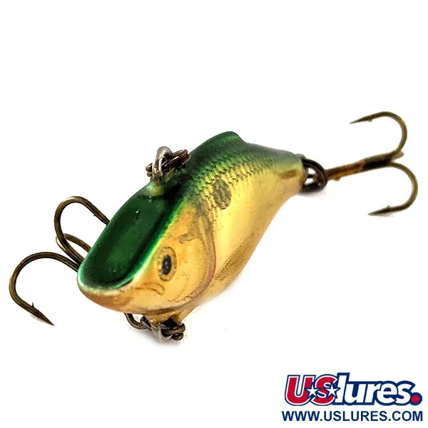 Rapala Rattl'n RAP 05 Lipless Crankbait, Zlatá/Zelená, 6g, #11602