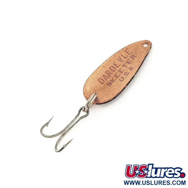 Dardevle Skeeter Plandavka, Černá/Oranžová/Měď, 1g, Vintage, #11630