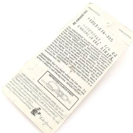 Luhr Jensen Krocodile Plandavka, Nikl/Červená, 4,7g, Fire Stripe, #1003