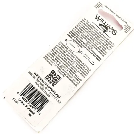 Williams Flasher F1 Plandavka, Zlato / Stříbro, 9g, Tepaná, #11670