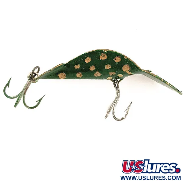 Buck Perry Spoonplug, 10g, Bílá / Zelená / Světle modrá, Plandavka #11700