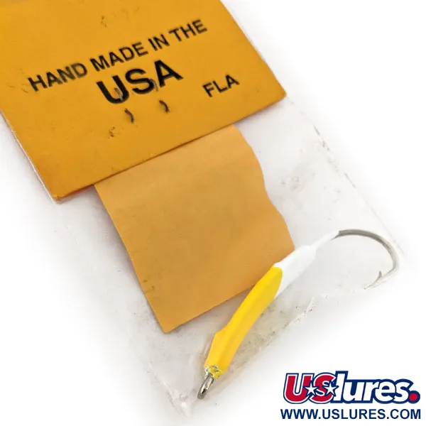 Doc's Goofy Jig Pompano jig, Bílá / Žlutá, 7g, Ruční výroba, #11757