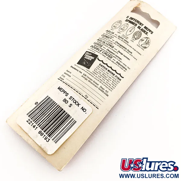 Mepps Aglia 0 Třpytka, Stříbrná, 2.5g, Červená Bužírka, #11761