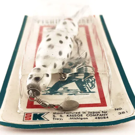 Kmart Kresge #381 Wobler, Bílá / Černá, 14g, Kovová Lopatka, #11780