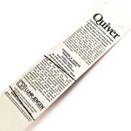 Luhr Jensen Quiver Plandavka, Šedo-oranžová, 39g, asymetrická, #11781