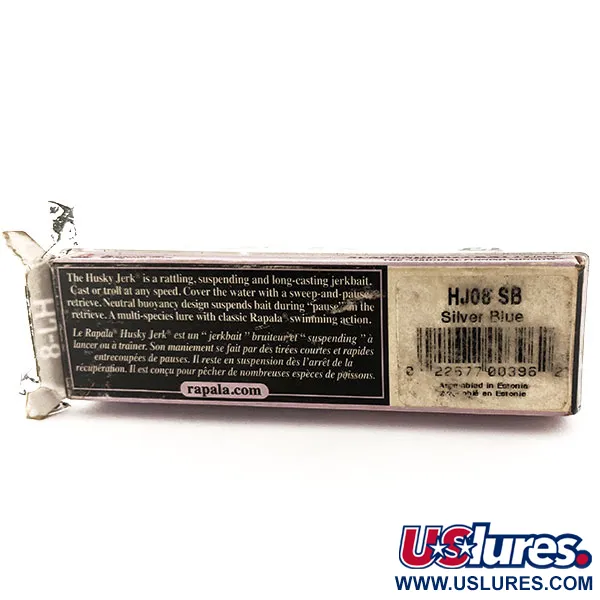 Rapala Husky Jerk 8 vobler, Stříbrná modrá, 6g, vznášivý, #11789