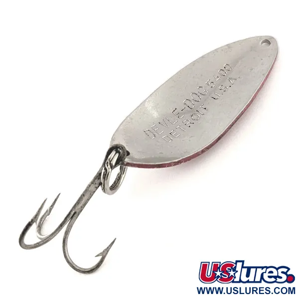 Dardevle Devle Dog 5400 Třpytka, Červená / Bílá / Nikl, 14g, #11797