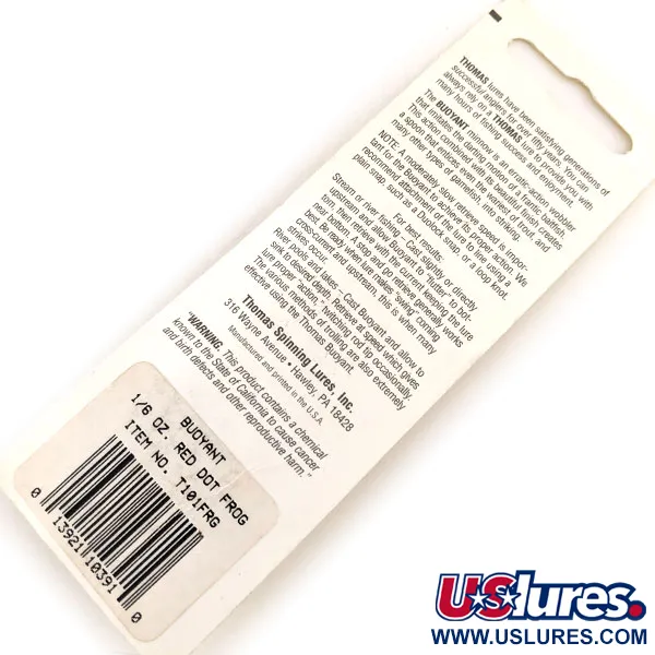 Thomas Buoyant Plandavka, Frog, 4.7g, Pstruh/Losos, #T101FRG