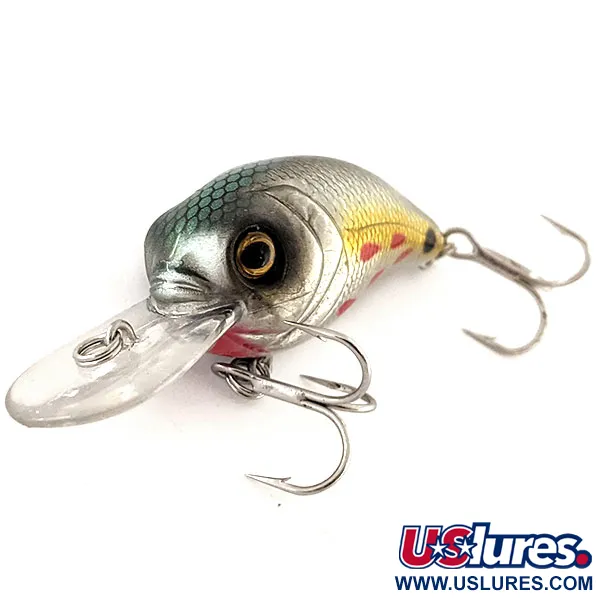 Bass Pro Shops XPS Lazer Eye Crankbait, Stříbrná-Zlatá, 9g, #11875
