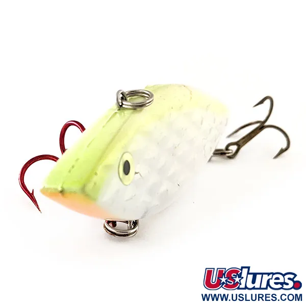 Strike King Diamond Shad UV Lipless Crankbait, Bílá, 14g, UV, #11888