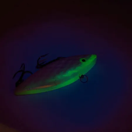 Strike King Diamond Shad UV Lipless Crankbait, Bílá, 14g, UV, #11888