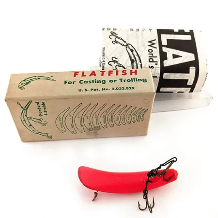 Flatfish F6 Helin Tackle UV Nástraha, Fluorescenční Červená, 3g, #11910