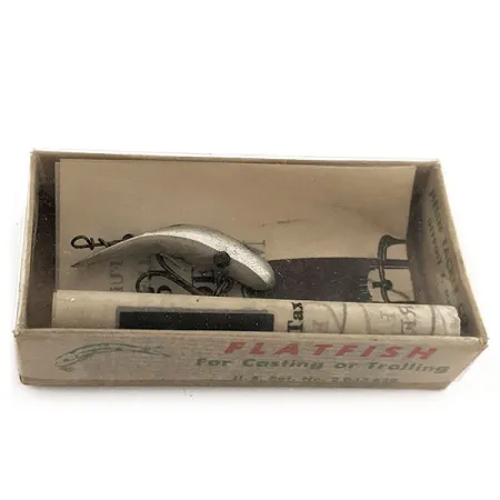 Flatfish F4 Helin Tackle Wobler, SL (Stříbrná), 1.4g, Box 1951, #11911