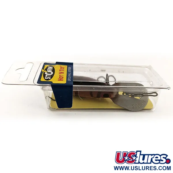 Storm Original Hot'N'Tot Wobler, Oranžový/Černý, 6.5g, Kovová Lopatka, #11931