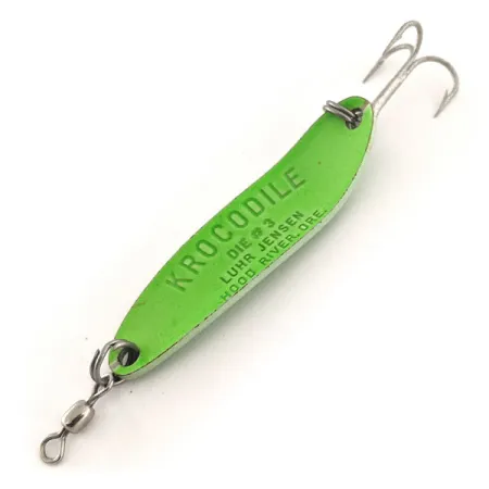 Luhr Jensen Krocodile Die #3 UV Plandavka, Zelená, 10g, UV, #11967