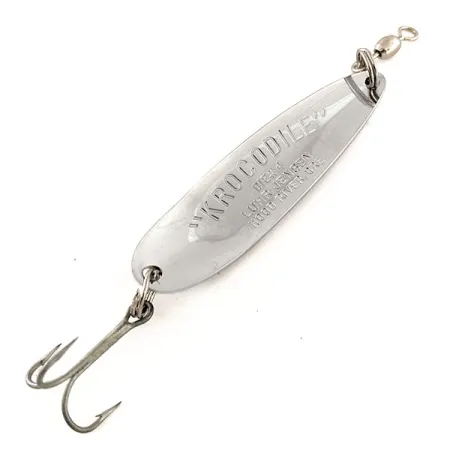 Luhr Jensen Krocodile Die #4 Plandavka, Nikl/Modrá, 14g, USA, #11969