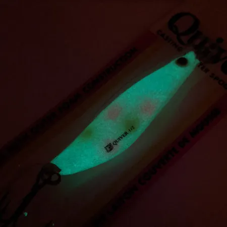 Luhr Jensen Quiver Plandavka, Pearls/Glow, 14g, Foam-Core, #12050