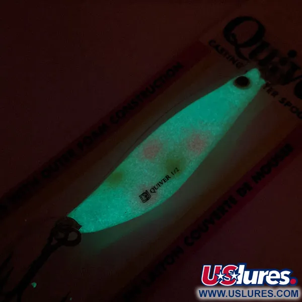 Luhr Jensen Quiver Plandavka, Pearls/Glow, 14g, Foam-Core, #12050