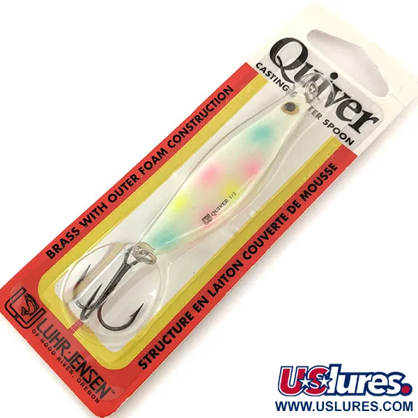 Luhr Jensen Quiver Plandavka, Pearls/Glow, 14g, Foam-Core, #12050