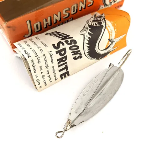 Weedless Johnson Silver Minnow Třpytka, Stříbro postříbřená, 12g, #12059