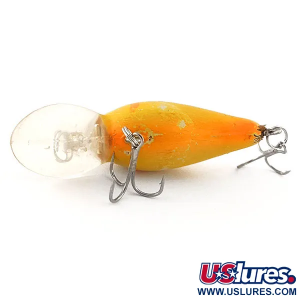 Bomber model B 4A Wobler, Žlutá, 7g, Vintage, #12074