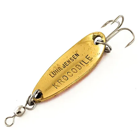 Luhr Jensen Krocodile UV Plandavka, Gold/Orange, 9g, UV-Glow, #12076