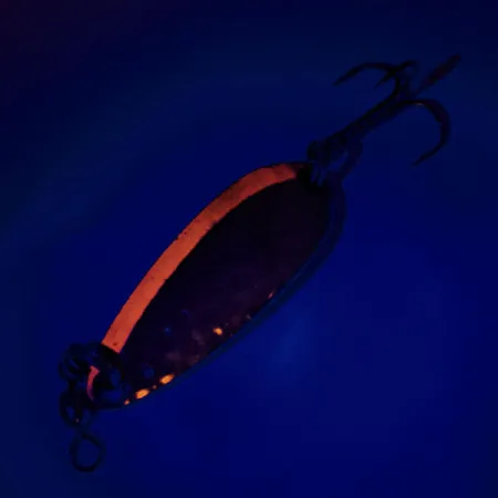 Luhr Jensen Krocodile UV Plandavka, Gold/Orange, 9g, UV-Glow, #12076