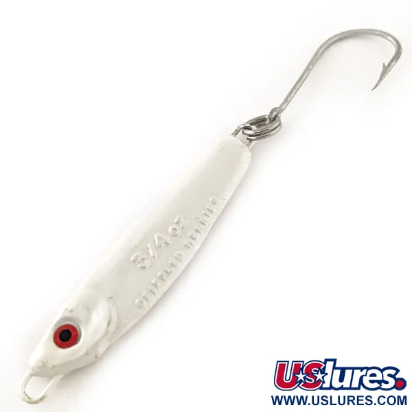 Luhr Jensen Crippled Herring, Pearl, 21g, Třpytka, Jednoháček, #12098