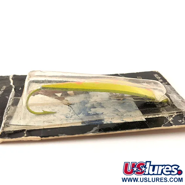 G.W's ice fishing Lures Třpytka, Chartreuse/Oranžová, 17g, Bezvázková, #12104