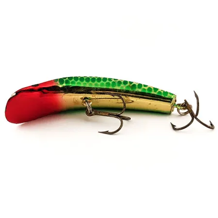 Yakima Bait Flatfish U20 Trollingová nástraha, Green Gold Red, 9g, #12108