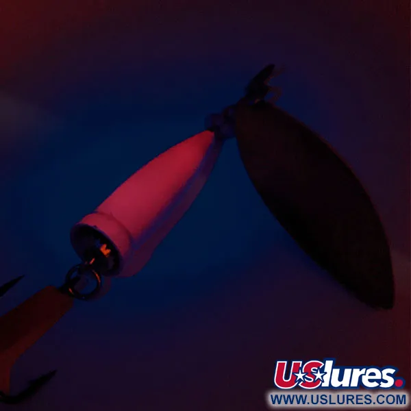 Blue Fox Super Vibrax Salmon UV Třpytka, Nikl/Růžová, 33g, UV, #12161