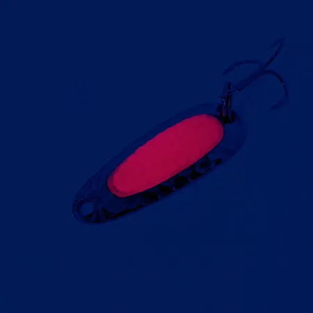 Nebco Pixee Plandavka, Tepaný Nikl / Červená, 4.5g, Salmon Egg, #12188