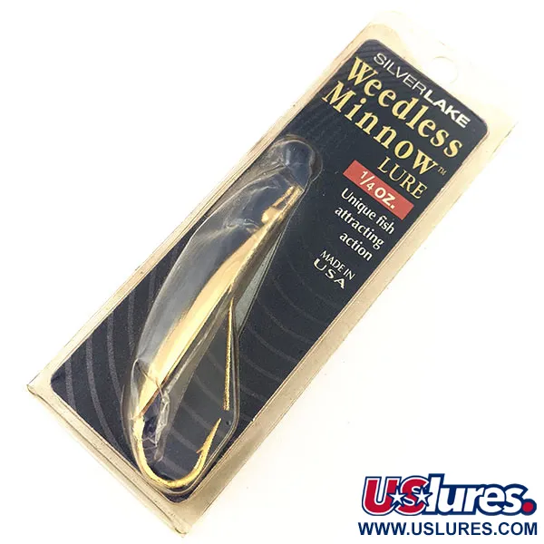 Weedless Silverlake Minnow Plandavka, Zlatá, 7g, Neuváznoucnost, #12201
