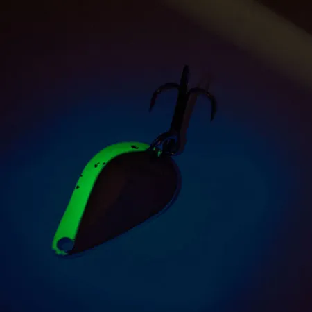 Acme K.O. Wobbler UV Plandavka, Nikl / Modrá, 7g, UV, #12215