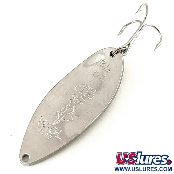 Little Cleo (Hula Girl) Plandavka, Bílá/Zelená/Třpytky/Nikl, 21g, #12267