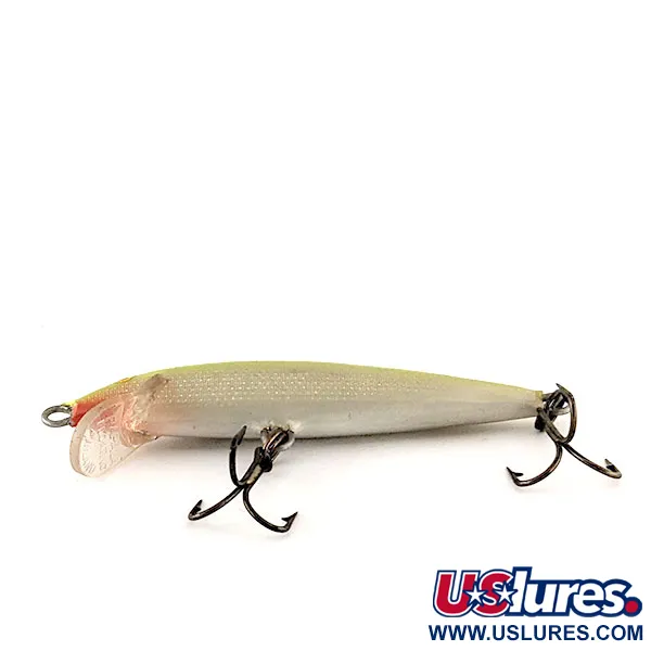 Rapala Original Floater F6 Wobler, Chartreuse, 3g, Balsa, #12280