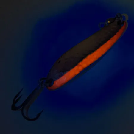 Luhr Jensen Krocodile Die #3 UV Plandavka, Mosaz/Červená, 10g, #12325