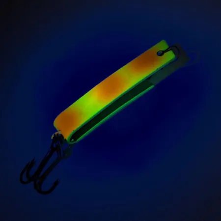 Plandavka South Bend Super-Duper 503 UV, Chartreuse/Červená, 4.3g, #12331