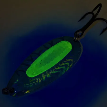 Blue Fox Rattlin Pixee Plandavka, Rainbow Herring / Yellow, 24g, #12336